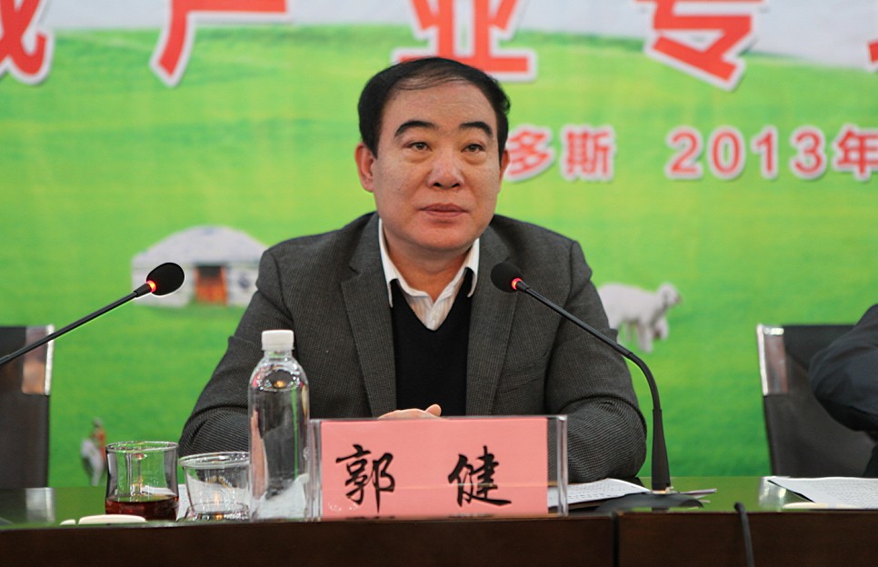 农牧业厅郭健厅长主持会议