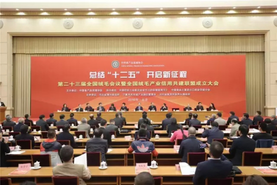 共论新经济、共谋新发展 第二十三届全国绒毛会议暨首届全国绒毛产业发展峰会在京召开